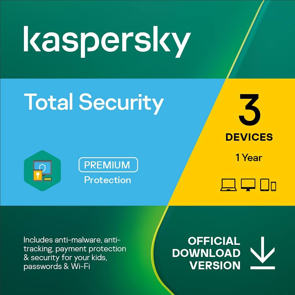 SOFTWARE KASPERSKY TOTAL SECURITY 3 PC